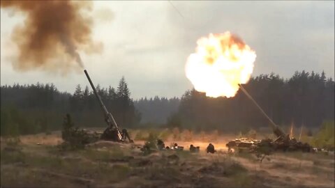 ★★★ Combat Operation of Malka High-Power Self-Propelled Artillery Crews