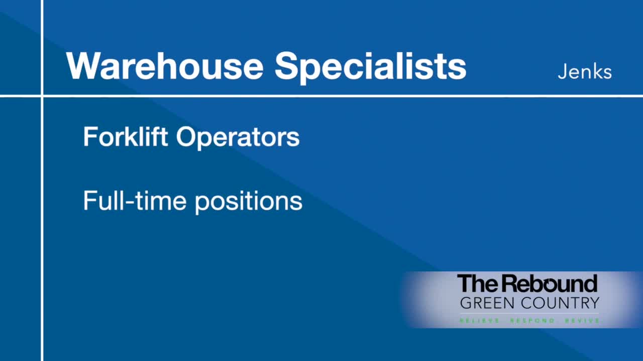 Who's Hiring: Warehouse Specialists