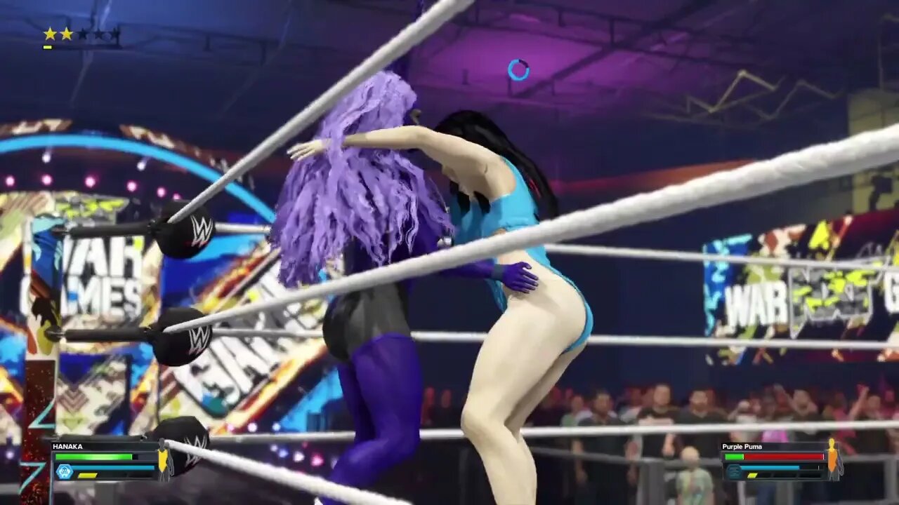 WWE 2K23: Hanaka Vs. Purple Puma (Legend Difficulty)