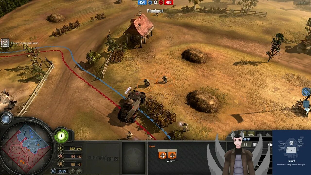DrexN (Panzer Elite) vs [Foreign Name] || Company of Heroes 1