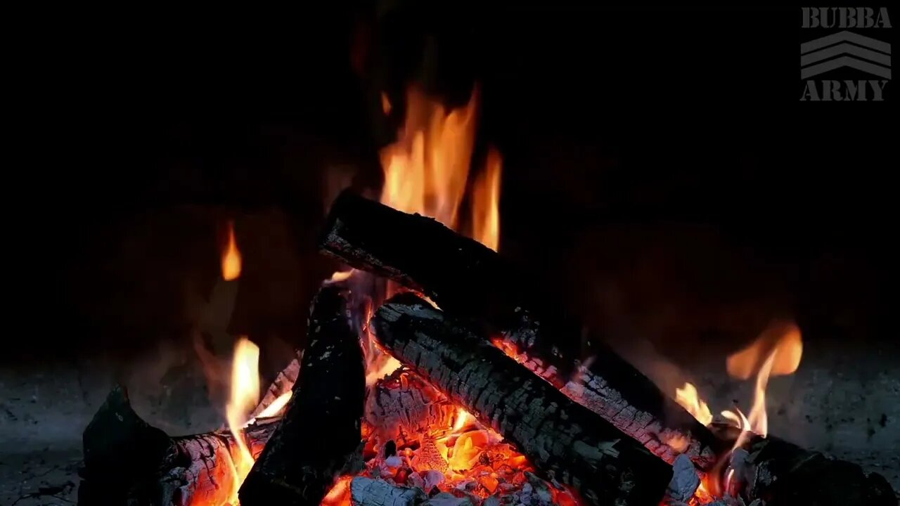 Bubba Army Yule Log with Music