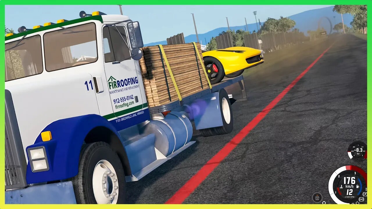 TruckFails | Cars + Trucks Jumping #215 | BeamNG.Drive |TrucksFails