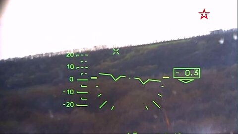Russian Ka-52 Alligator helicopters attack Ukrainian military equipment and positions