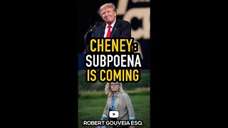 Cheney: Subpoena Is Coming for Trump #shorts