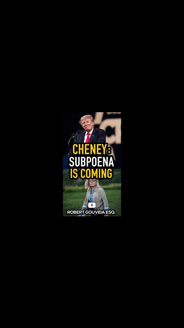 Cheney: Subpoena Is Coming for Trump #shorts