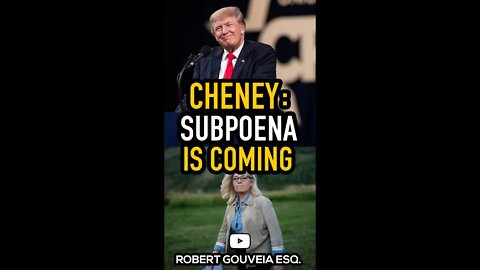 Cheney: Subpoena Is Coming for Trump #shorts