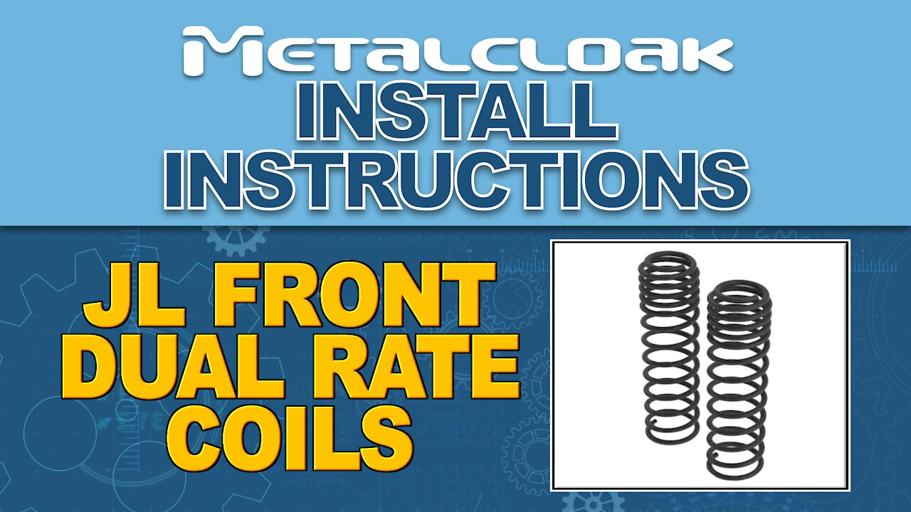 How to Install: JL Wrangler Front True Dual Rate Coils