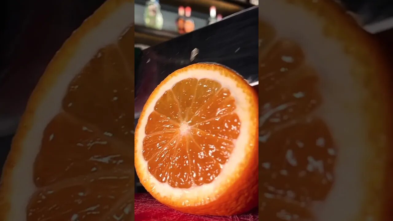 Too Smooth Cutting | Orange 🍊 Slice 😍 #shorts #shortsfeed