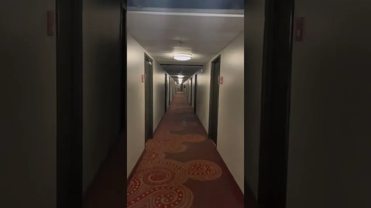 This abandoned hotel still has power