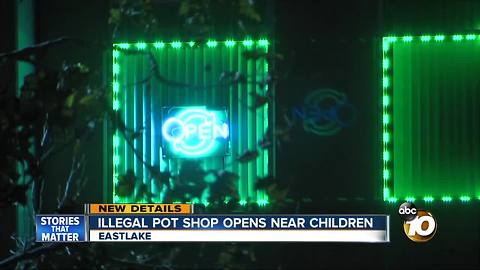 Parents raise concerns over marijuana shop operating near children in Chula Vista