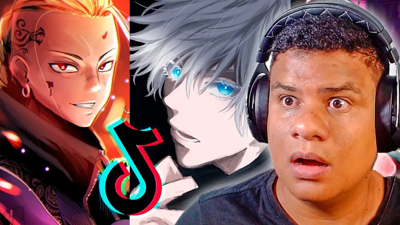 MELHORES EDITS DE ANIMES!! (TIKTOK COMPILAÇÃO #1) | React Anime Pro