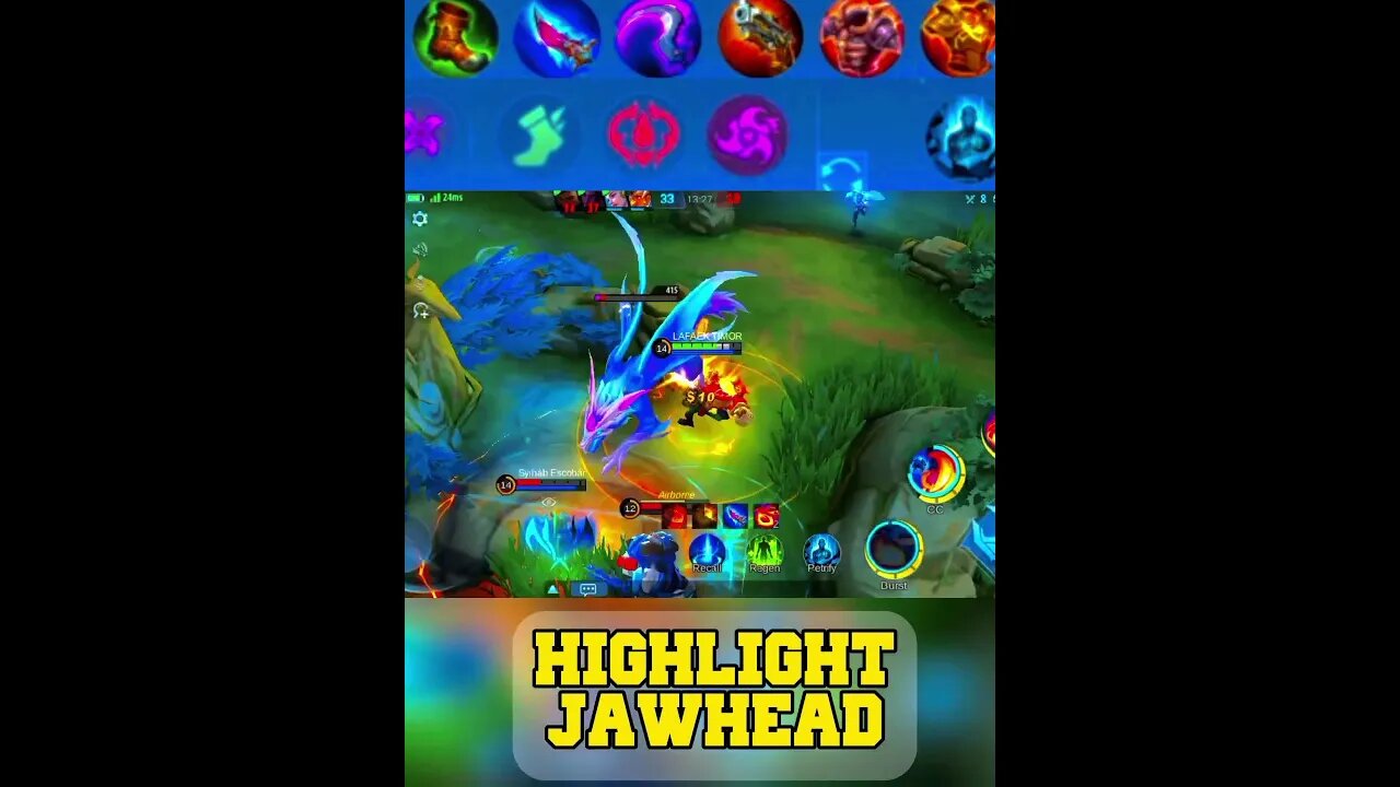 JAWHEAD PETRIFY #mobilelegend #mpl #mlbb #mlbbesports #mplid #gameplay