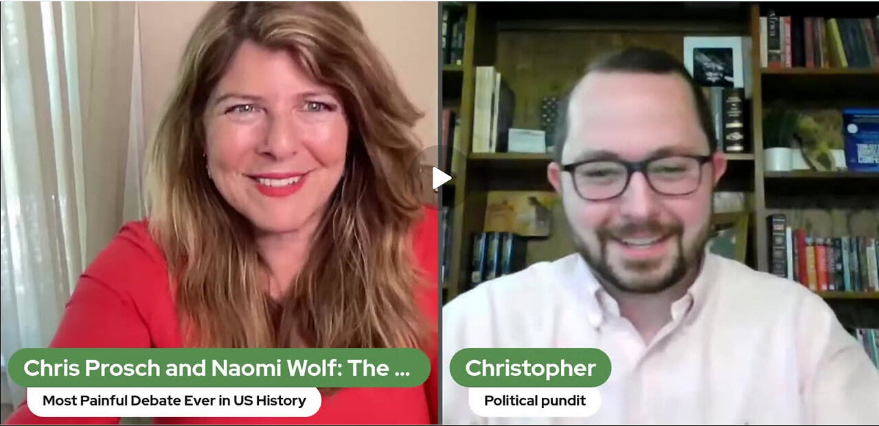 Naomi Wolf and Chris Prosch Analyze "Worst Debate Ever"