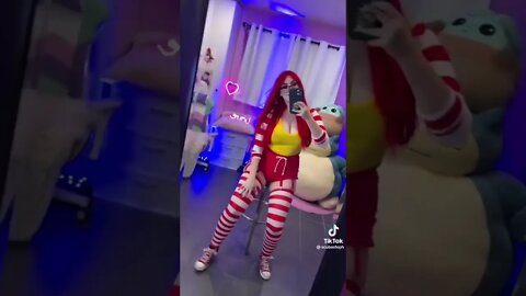 Mc Donald’s bunny suit 🎂 #shorts #trendingshorts #bunnygirl