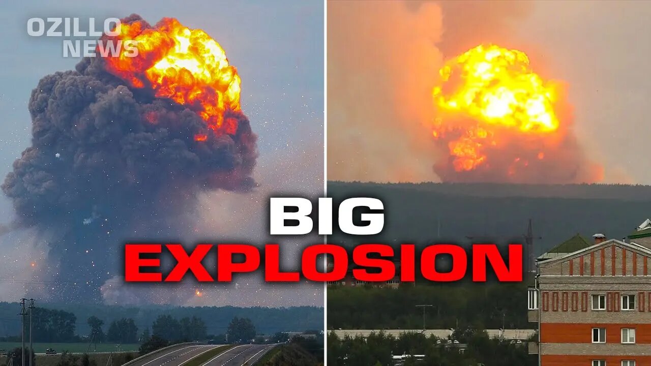 3 MINUTES AGO! Big Earthquake in the Kremlin! 2 Russian Ammunition Depot On Fire!