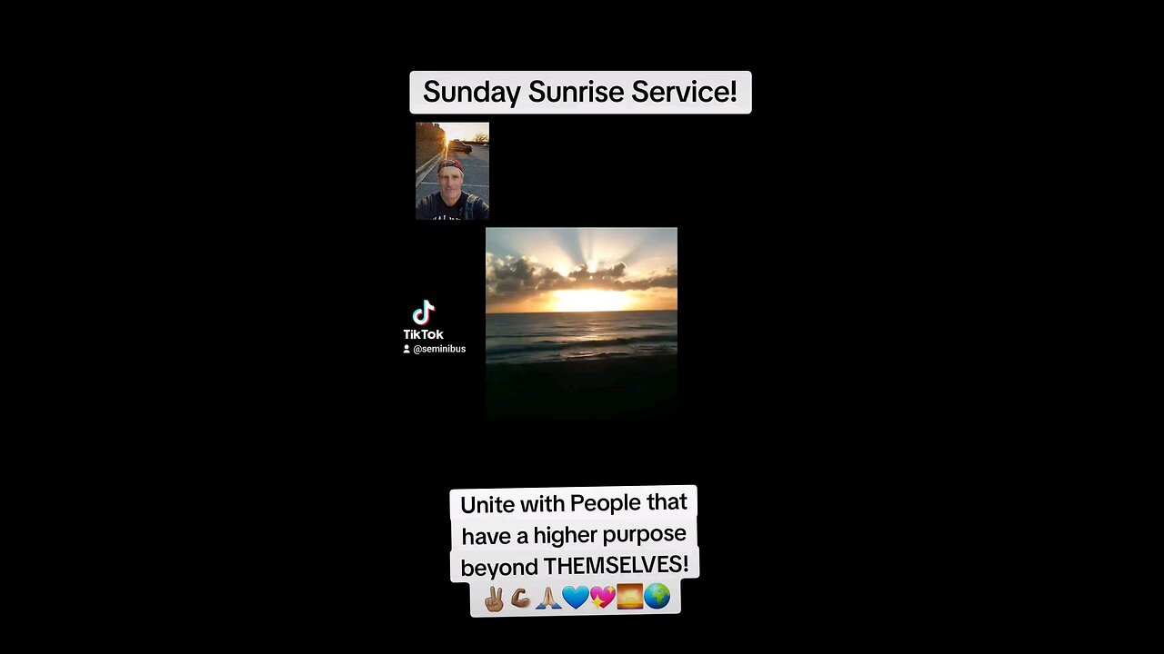 Sunday Sunrise Service