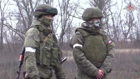 Russian Uragan multiple-launch rocket system operates in South Donetsk region