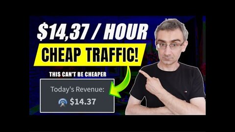 $14 per hour CPA marketing with paid traffic