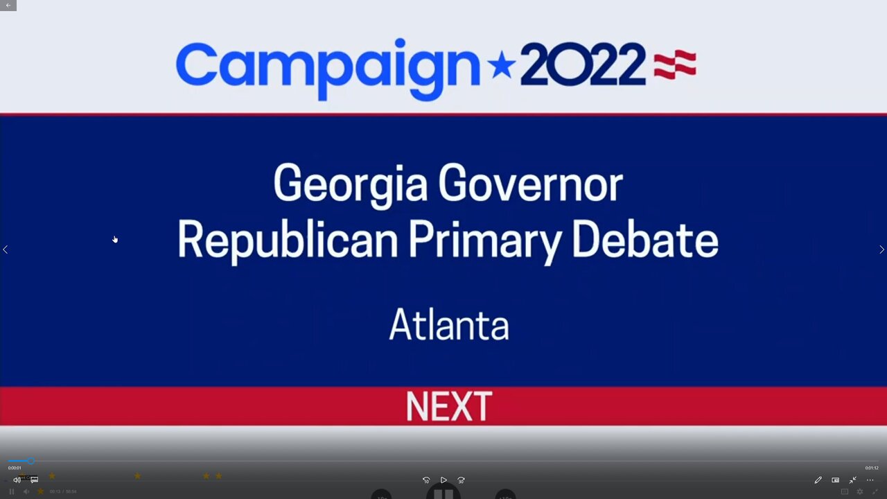 Georgia Gubernatorial Republican Debate 5.1.22 - Full Debate