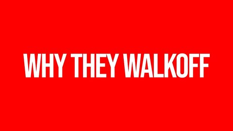 🤔This is WHY They WALKOFF.👉☹️