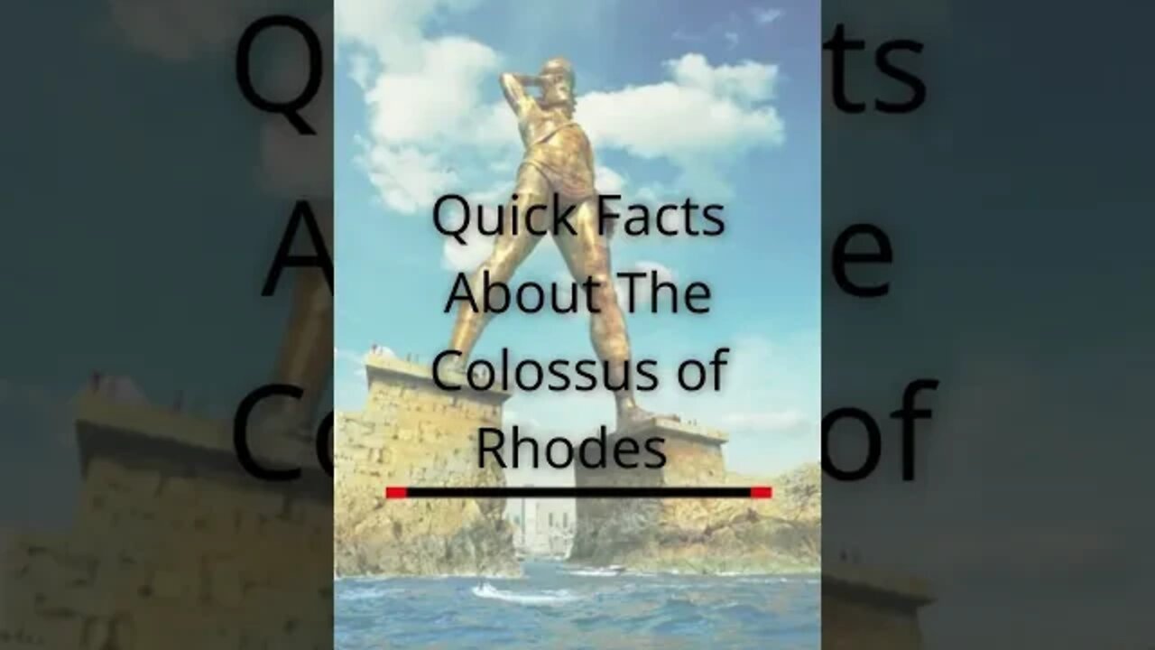 Quick Facts About The Colossus of Rhodes - #shorts