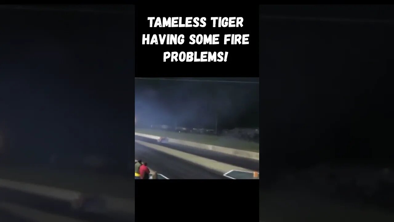 Fire! Arnie Beswick’s Tameless Tiger Pro Mod GTO Nitrous Problems! #shorts