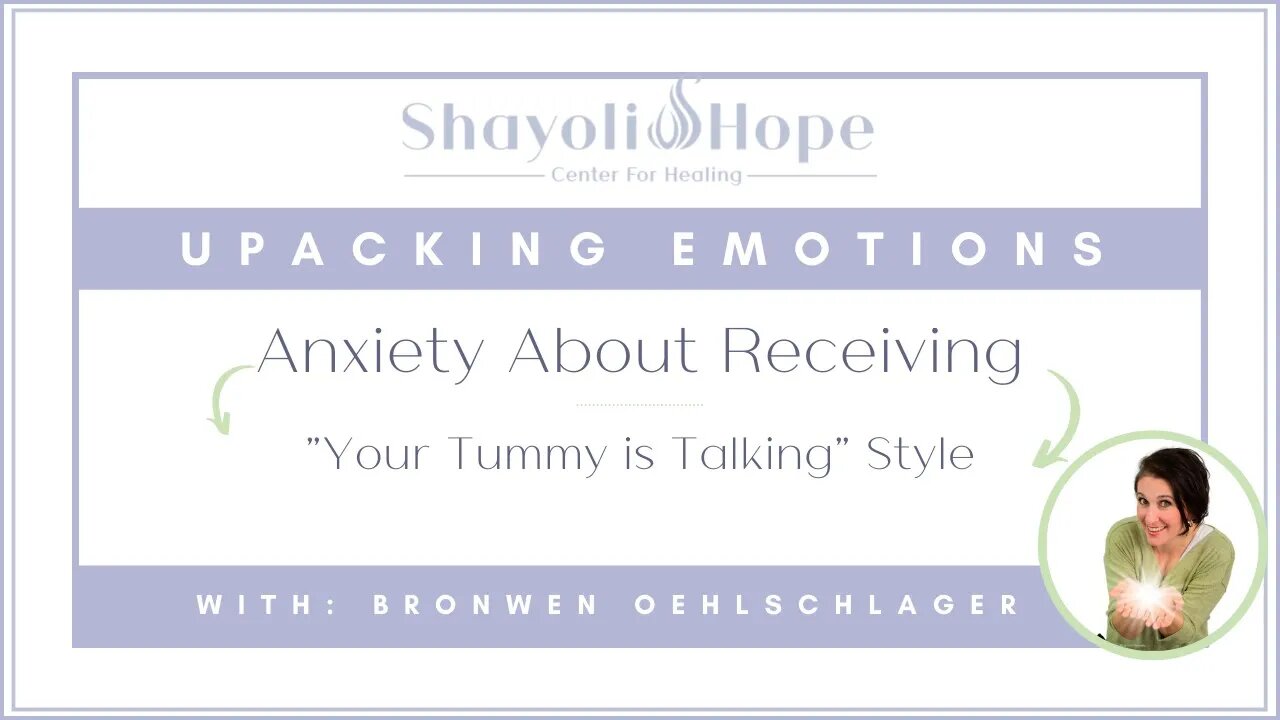 Unpacking Anxiety About Receiving "Tummy Is Talking" Style (Skip to 30 seconds in)