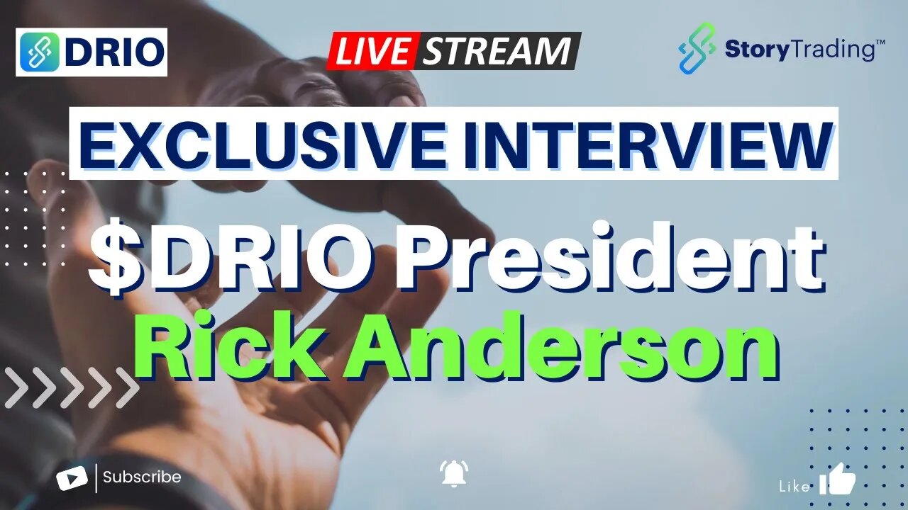 Exclusive Interview with $DRIO President Rick Anderson | StoryTrading