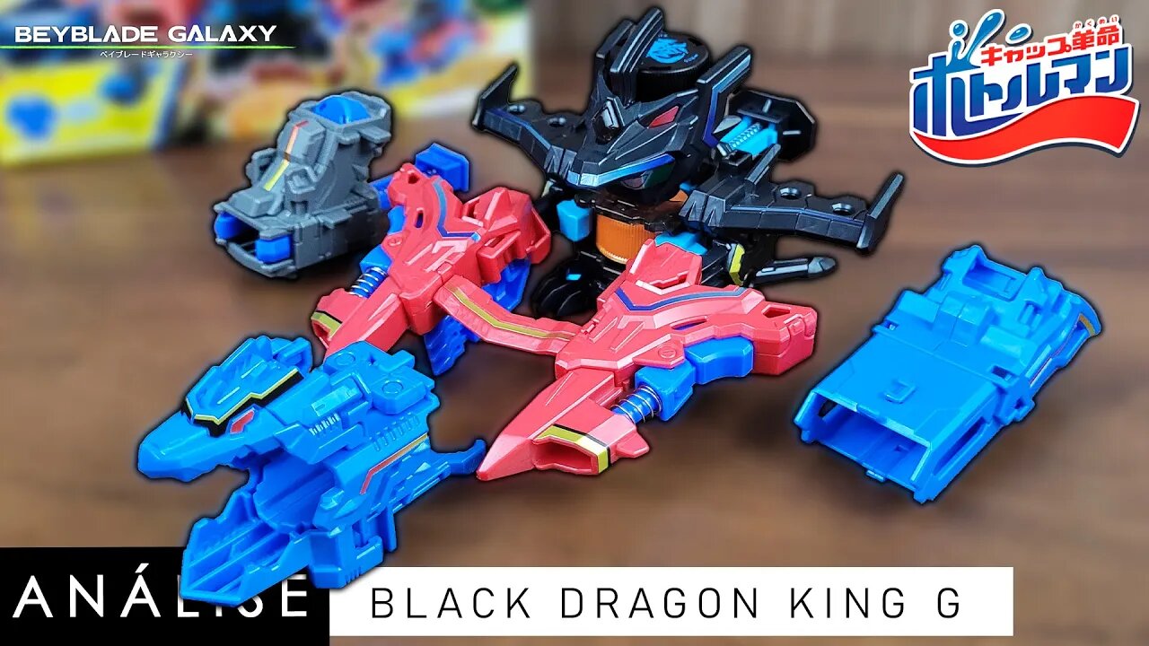 Análise BOT-56 BLACK DRAGON KING G - Bottleman キャップ革命ボトルマン