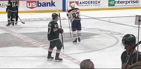 97s Kirill Kaprizov and Connor McDavid in sync