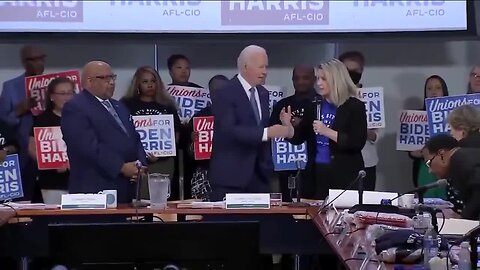 Biden Randomly Grabs the Mic and Starts Rambling About DEI as the Feed Abruptly Cuts and Reporters Are Herded Out of the Room