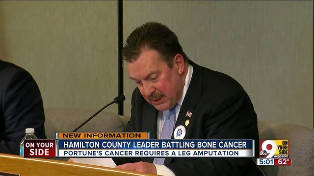 Hamilton County Commission President Todd Portune battling cancer