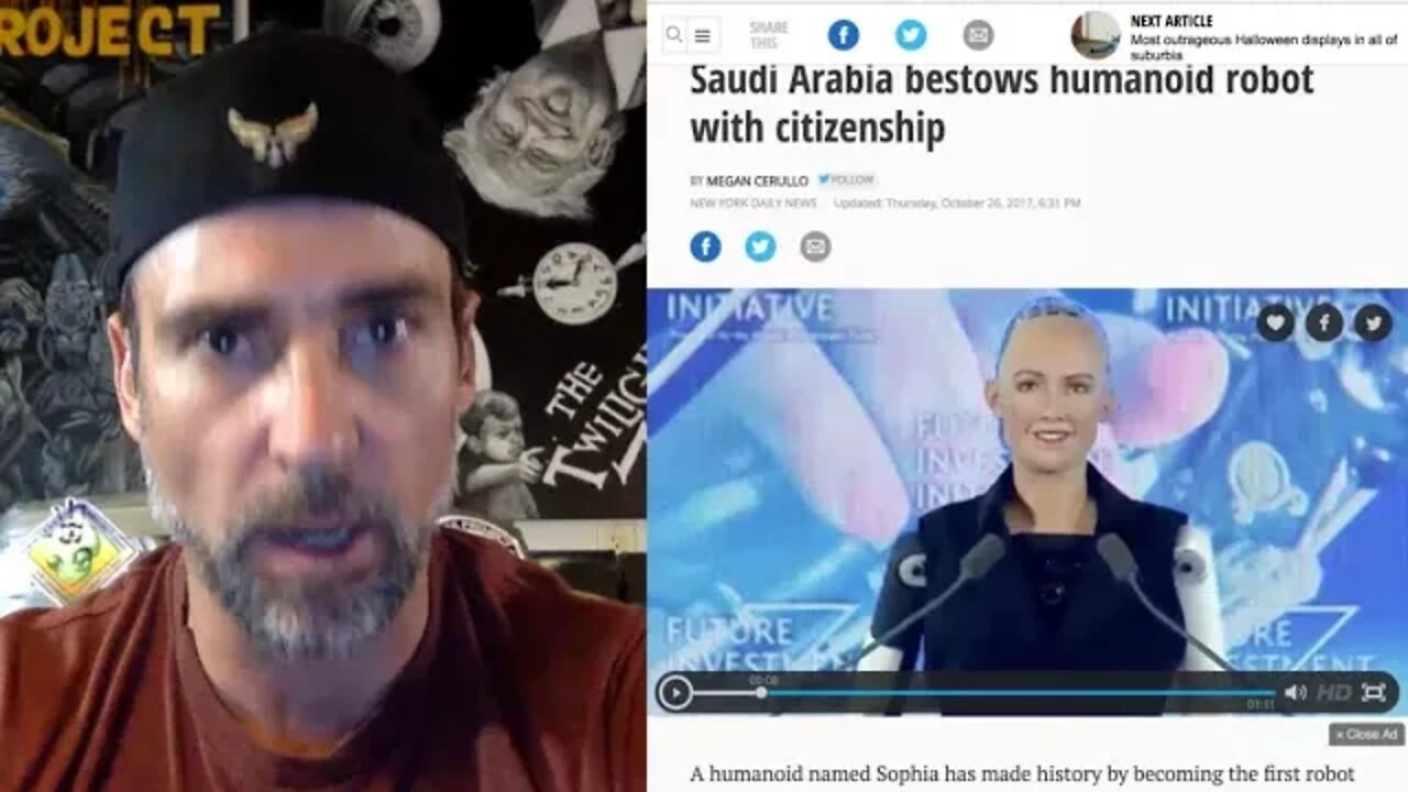 Robot "Sophia" Gets Citizienship in Saudi Arabia, unprecedented Move,Rise of the Machines