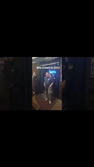 80's Concert Crowd in 2022 (Loverboy Concert as fans exit after a great show.)