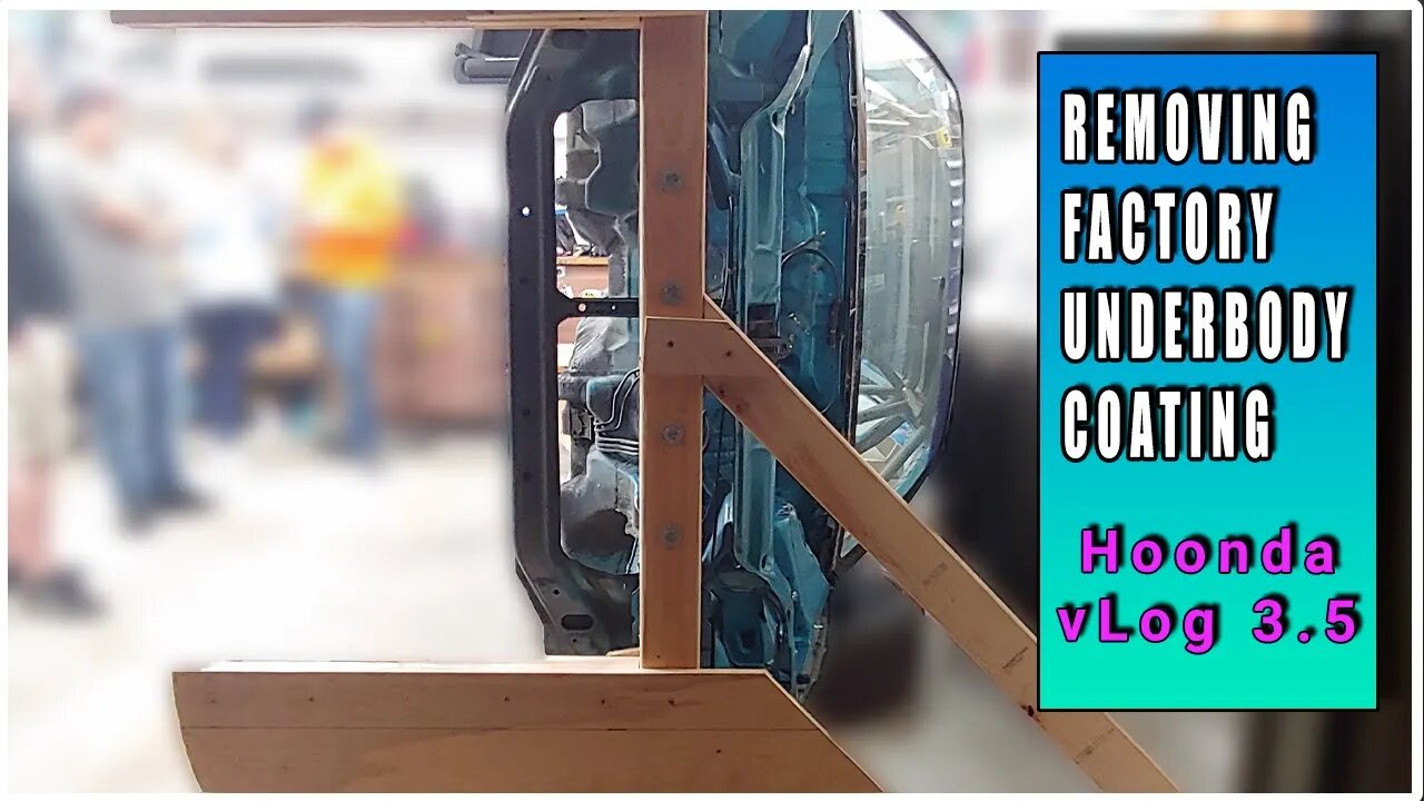 Removing Factory Underbody Coating - what is working for me - Hoonda vLog 3.5