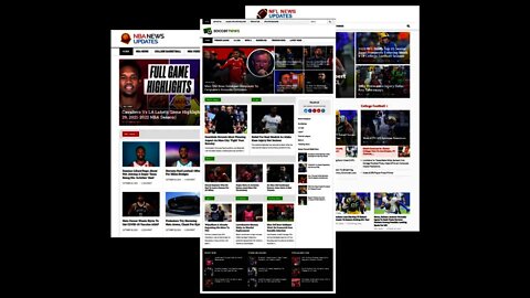 WP NewsBlog Empire – WP Sport News Empire V1 - DFY NBA + NFL + Soccer News WP Sports Affiliate Sites