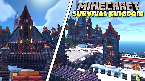 I Built An ENTIRE Dark Fortress in Survival Minecraft | Survival Kingdom Episode #31