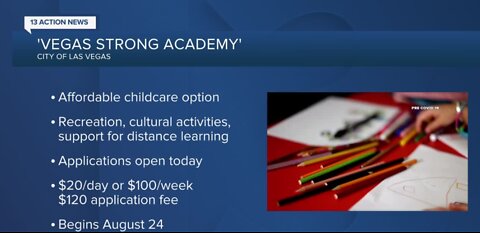 City announce Vegas Strong Academy daycare for kids