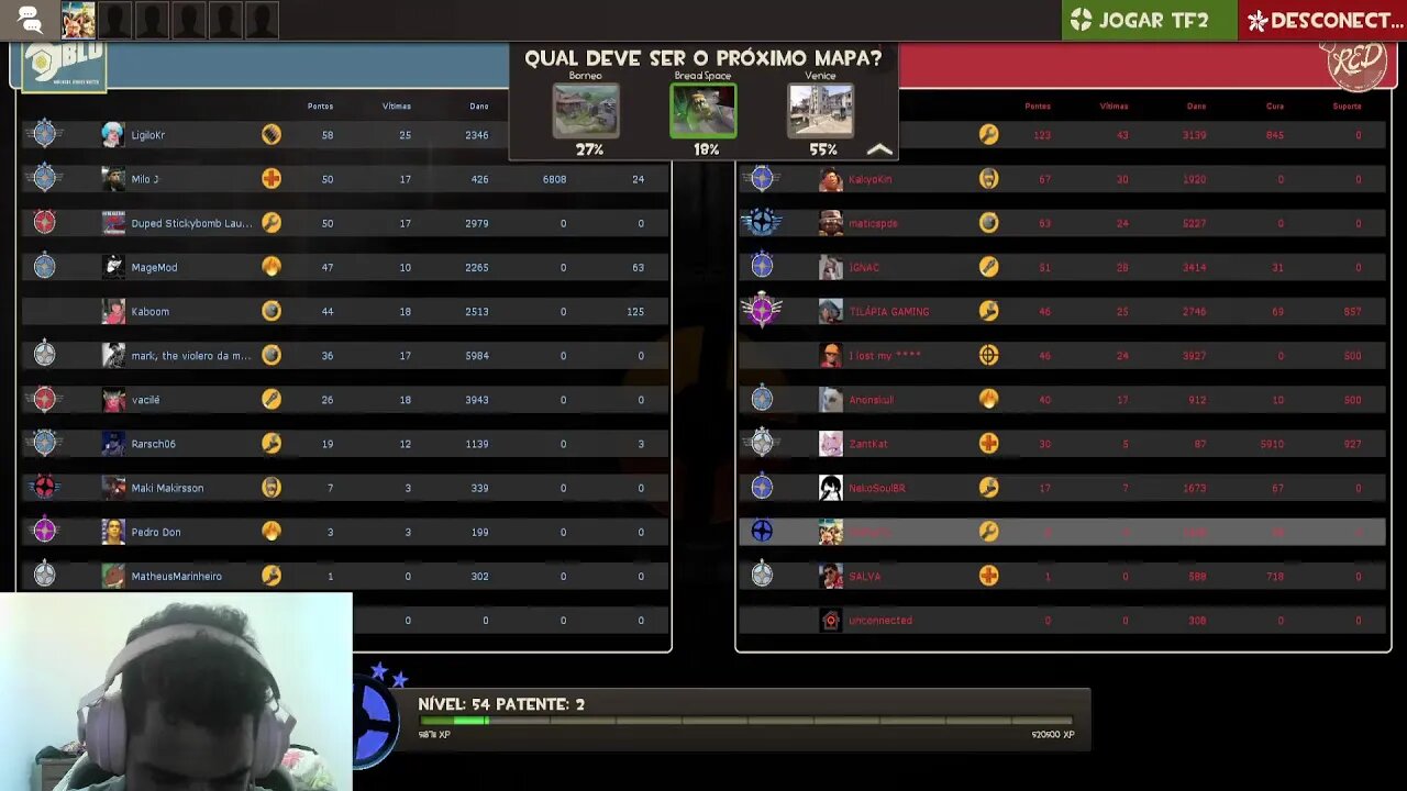 Matando sdd de fazer live boa noite TF2