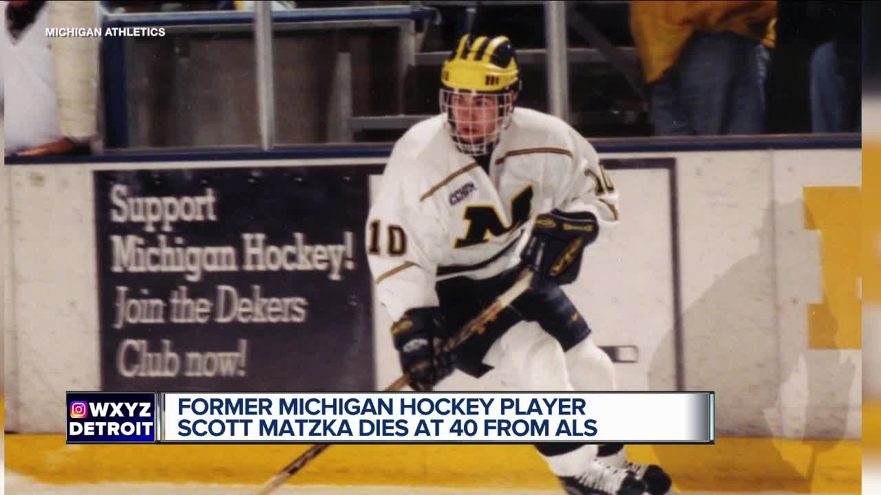 Former Michigan hockey player Scott Matzka dies at 40 from ALS