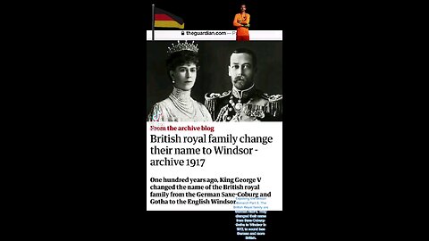 English Royals are actually German ✡Nazis