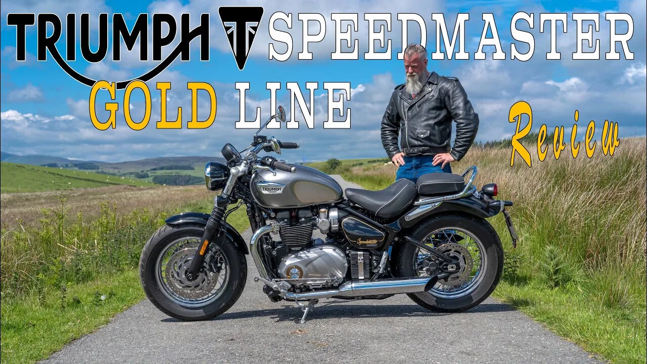 Our Favourite Triumph! The Bonneville Speedmaster Gold Line Special Edition Motorcycle Review 2022