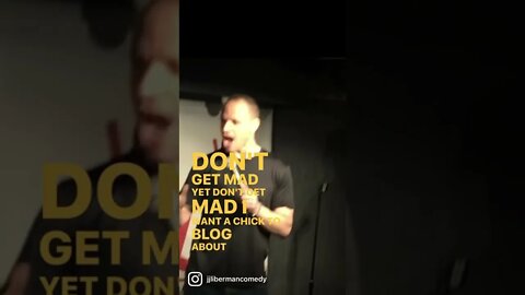 Drunk female heckler says CRAZY thing