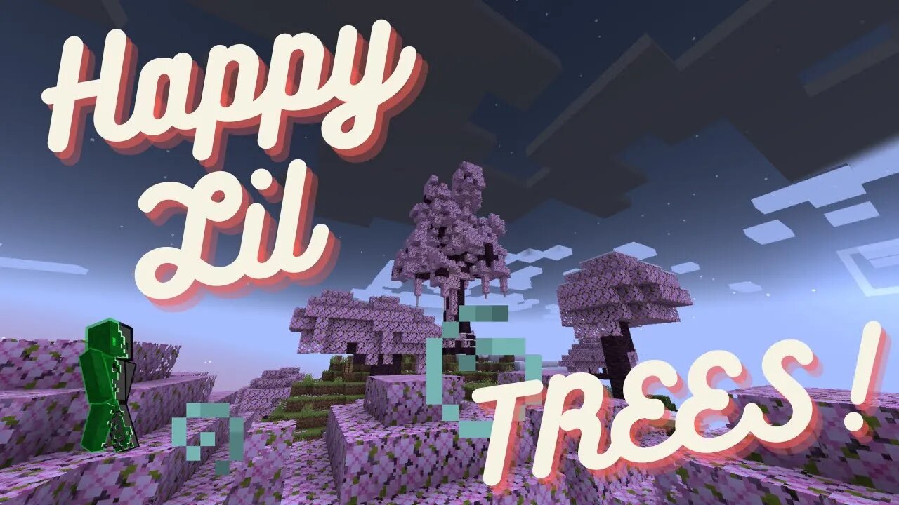 Minecraft Happy Lil Cherry Tree Build