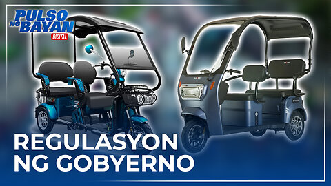 Regulasyon ng gobyerno vs. E-trike at iba pang light vehicles, hindi makatarungan