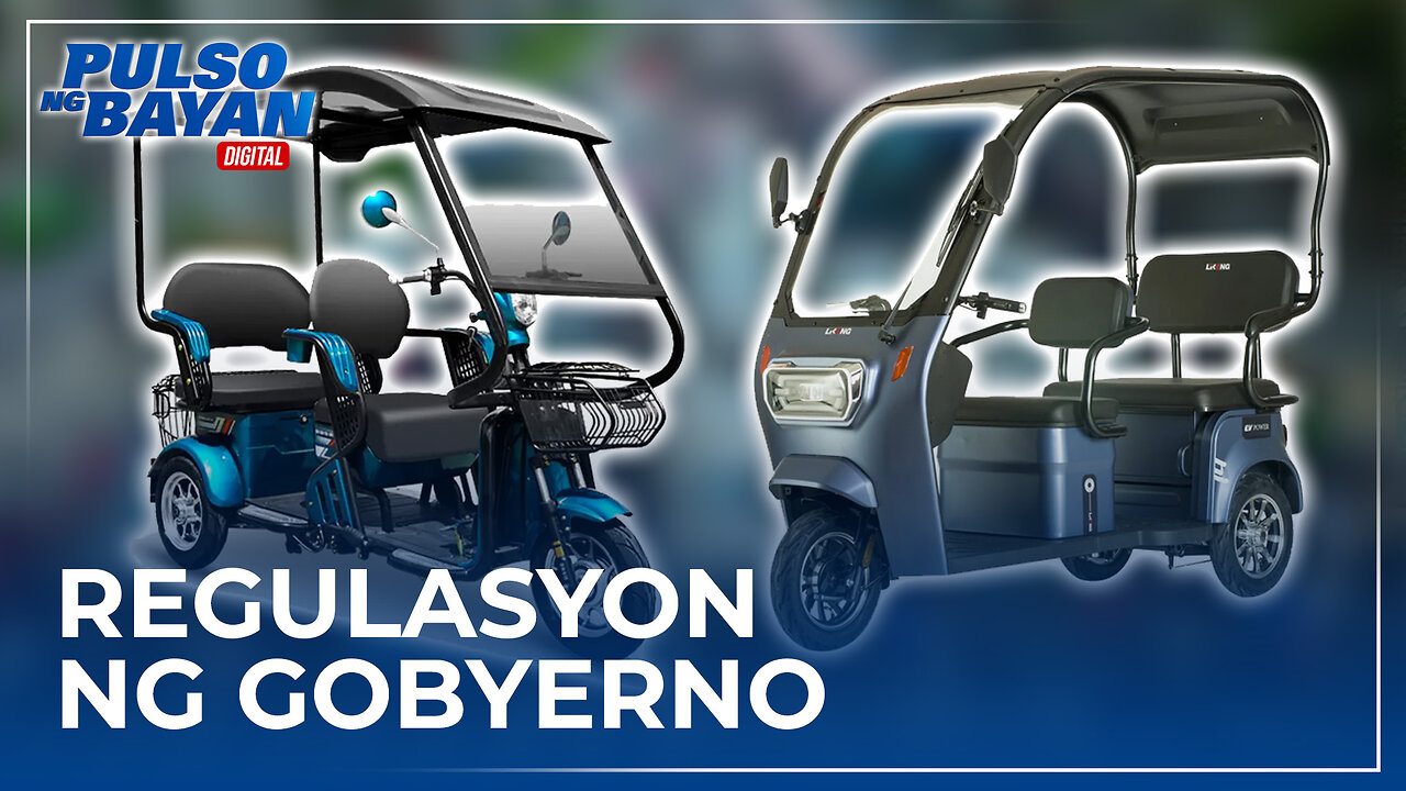 Regulasyon ng gobyerno vs. E-trike at iba pang light vehicles, hindi makatarungan
