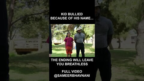 Kid Gets Bullied Because of his Name! Then This Happens... | SAMEER BHAVNANI #shorts #sameerbhavnani