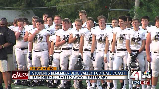 Blue Valley High School starts first football season since coach's death