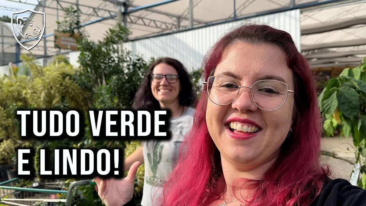 Comprinhas em uma FLORICULTURA ENORME - Vlog