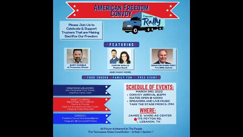 Live at American Freedom Convoy, Lebanon TN